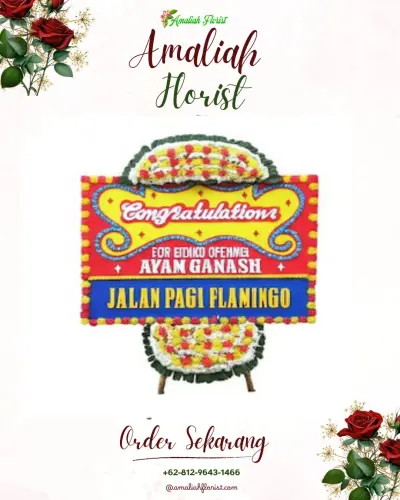 Bunga Papan Congratulation di Pulasaren